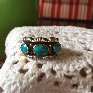 Vintage Turquoise Sterling Ring